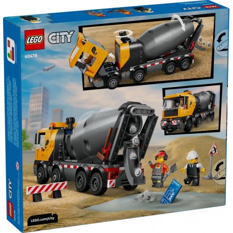 Конструктор LEGO City Бетономешалка (60478)