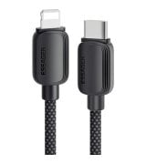 Кабель Essager Type-C to Lightning (2m) Black (EXCTL-WLA01-P)