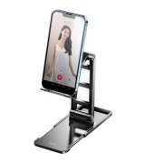 Підставка для телефона Rtako TC06 Double SIiding StabiIizing Bracket Black (6975523009455)