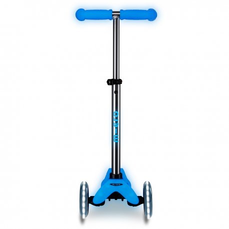 Триколісний самокат Micro Mini Deluxe Glow LED до 50 кг Arctic Blue (MMD215)