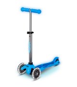 Трехколесный самокат Micro Mini Deluxe Glow LED до 50 кг Arctic Blue (MMD215)