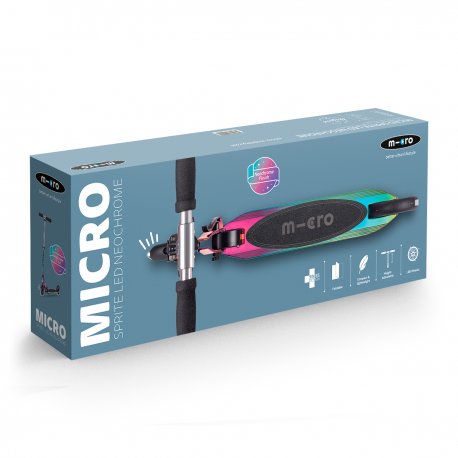 Двоколісний самокат Micro Sprite LED Neochrome (SA0237)