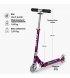 Двухколесный самокат Micro Sprite Purple Metalic (SA0132)
