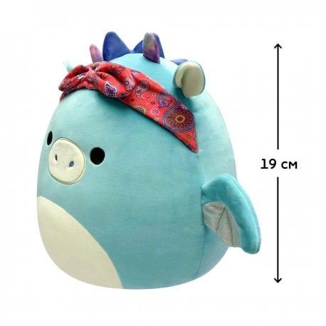 М'яка іграшка Squishmallows Дракон у бандані (PKW3920)