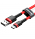 Кабель Baseus Cafule Cable USB for Type-C 3A 1M Red (CATKLF-B09)