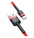 Кабель Baseus Cafule Cable USB for Type-C 3A 1M Red (CATKLF-B09)