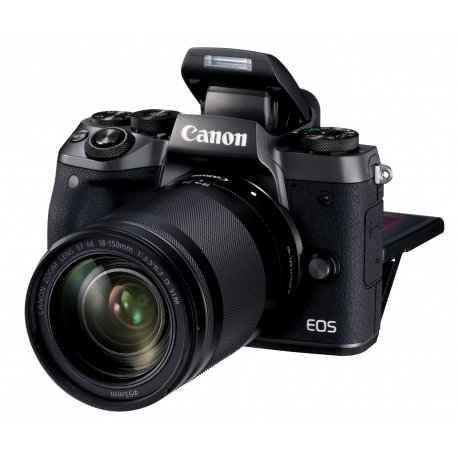 Фотоаппарат Canon EOS M5 + 18-150 IS STM Kit Black (1279C049)