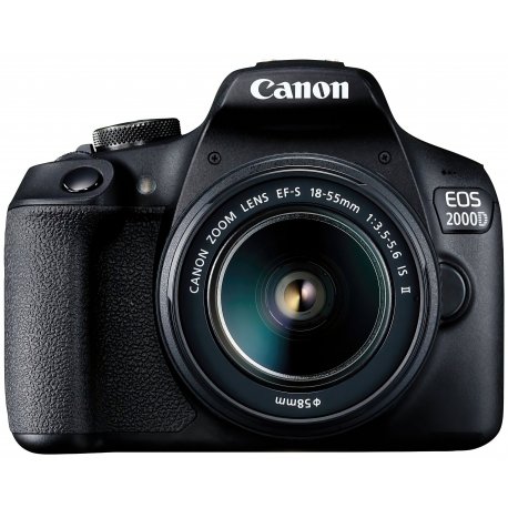 Фотоапарат Canon EOS 2000D + об`єктив 18-55 IS II Black (2728C008)