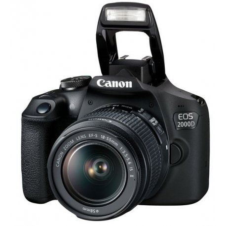 Фотоаппарат Canon EOS 2000D + об`єктив 18-55 IS II Black (2728C008)