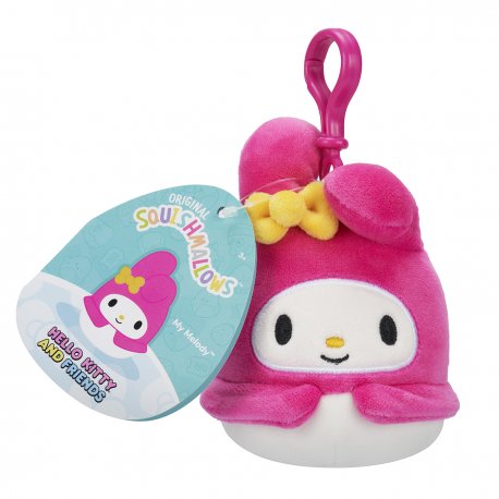 М'яка іграшка на кліпсі Squishmallows Hello Kitty Моя Мелоді 9 cm (SQSN00271)