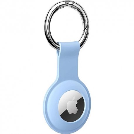Чехол NN AirTag Silicone Key Ring Light Blue