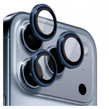 Захисне скло для камери Blueo NPB27 Original Metal Frame Lens для iPhone 17 Pro/17 Pro Max Blue