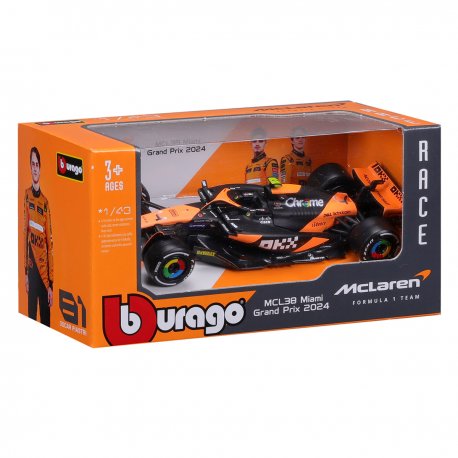 Автомодель McLaren F1 MCL38 2024 1:43 (18-38214)