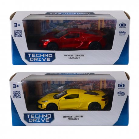 Автомодель TechnoDrive Chevrolet Corvette C8 Z06 2024 (Random) (250310)