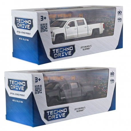 Автомодель TechnoDrive Chevrolet Silverado 2017 (Random) (250381W)