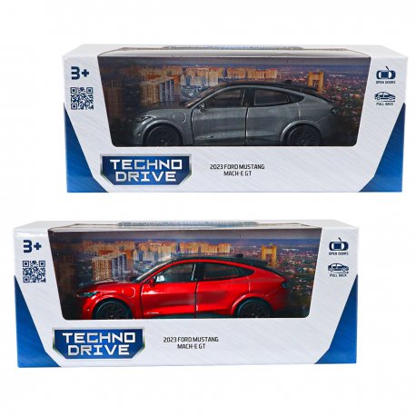 Автомодель TechnoDrive Ford Mustang Mach-E GT 2023 (Random) (250387W)