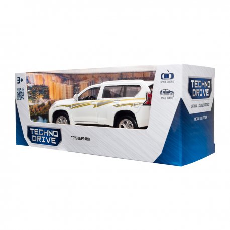 Автомодель TechnoDrive Toyota Prado (KM250425W)