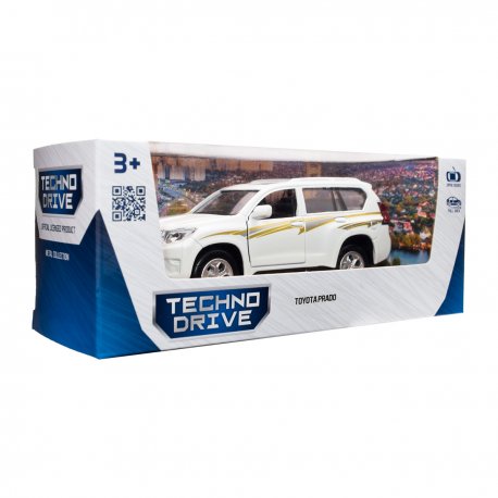 Автомодель TechnoDrive Toyota Prado (KM250425W)