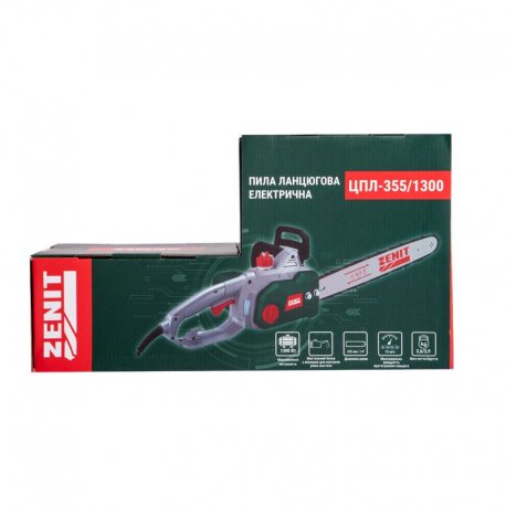 Пила цепная сетевая Zenit ЦПЧ-355 1300 1300Вт (850511)