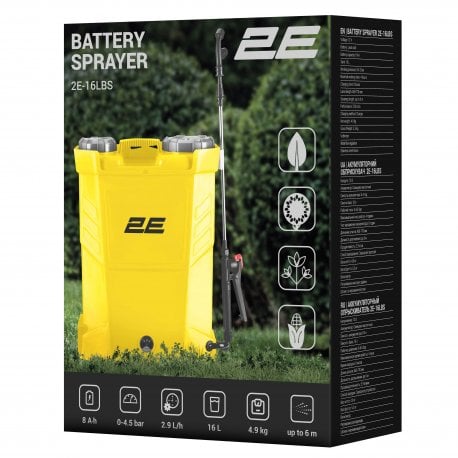 Обприскувач акумуляторний 2E AquaSpray 16LR (2E-16LBS)