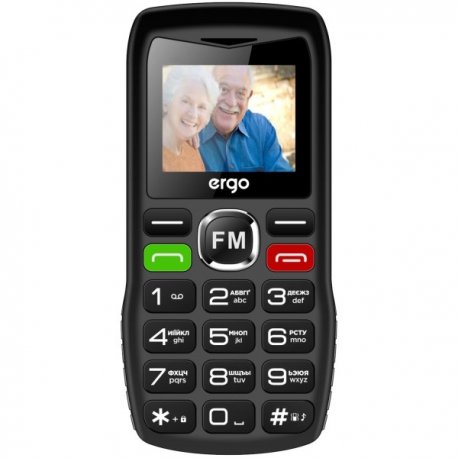 Мобильный телефон Телефон Ergo R182 Dual Sim Black