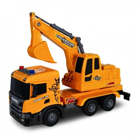 Автомодель TechnoDrive Super Big Truck Scania Екскаватор (5006KS)