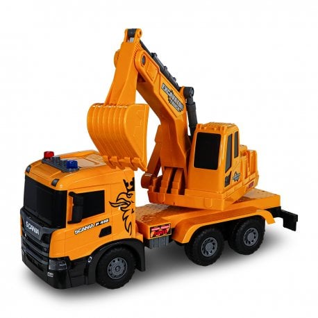 Автомодель TechnoDrive Super Big Truck Scania Екскаватор (5006KS)