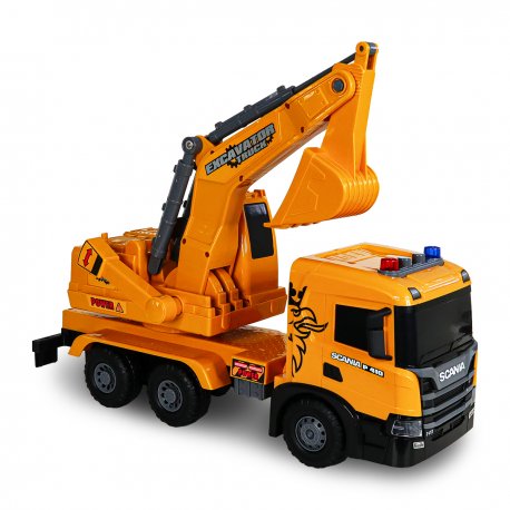 Автомодель TechnoDrive Super Big Truck Scania Екскаватор (5006KS)