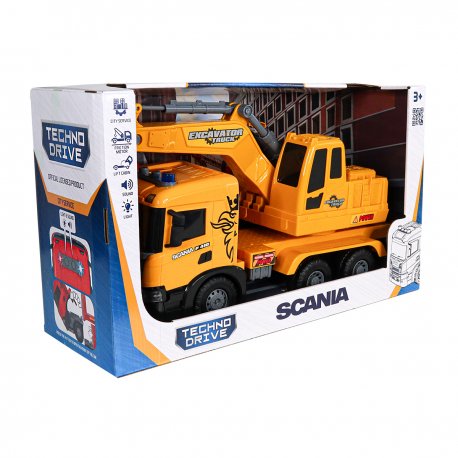 Автомодель TechnoDrive Super Big Truck Scania Екскаватор (5006KS)