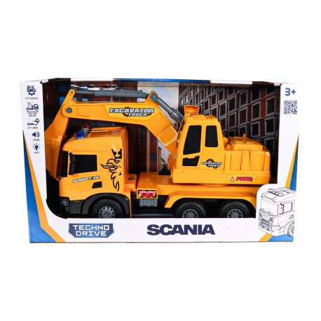 Автомодель TechnoDrive Super Big Truck Scania Екскаватор (5006KS)
