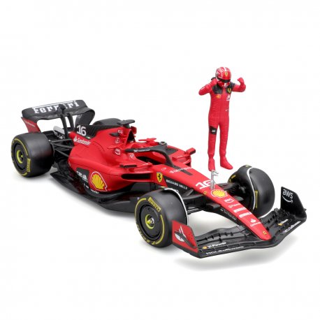 Автомодель с фигуркой Bburago Ferrari SF-23 (18-26809)