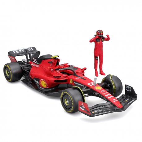Автомодель с фигуркой Bburago Ferrari SF-23 (18-26809)