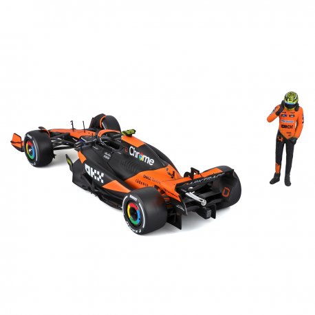 Автомодель с фигуркой Bburago McLaren MCL38 (Random) (18-28040)