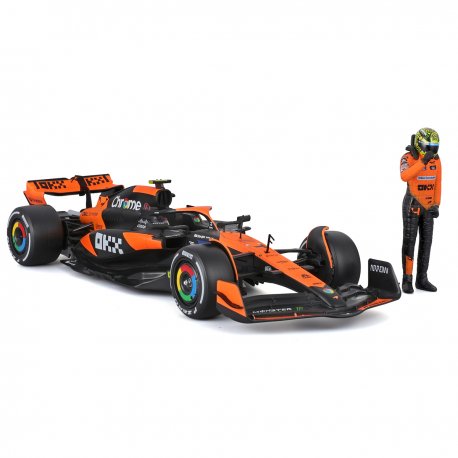 Автомодель с фигуркой Bburago McLaren MCL38 (Random) (18-28040)