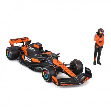 Автомодель с фигуркой Bburago McLaren MCL38 (Random) (18-28040)