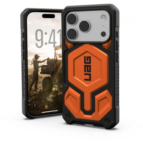 Чехол UAG Monarch Pro для iPhone 17 Pro with MagSafe Orange (114513119797)
