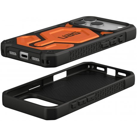 Чехол UAG Monarch Pro для iPhone 17 Pro with MagSafe Orange (114513119797)