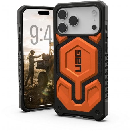 Чехол UAG Monarch Pro для iPhone 17 Pro Max with MagSafe Orange (114514119797)