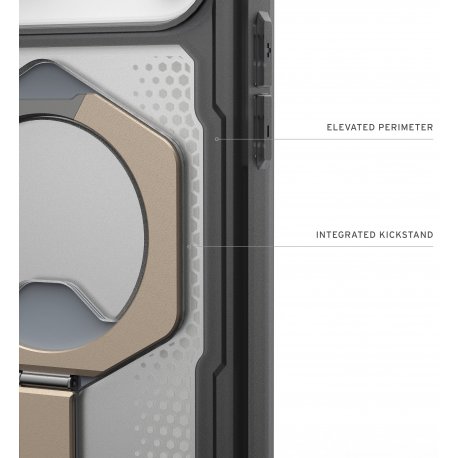 Чехол UAG для iPhone 17 Pro Max Plasma XTE MagSafe Ash Titanium