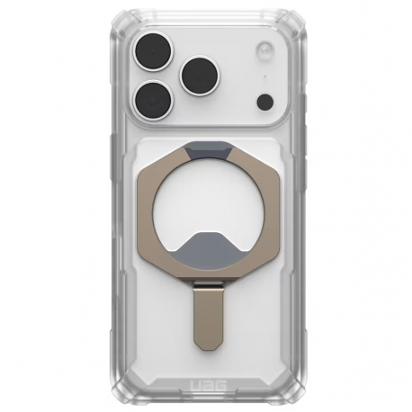 Чехол UAG для iPhone 17 Pro Max Plasma XTE MagSafe Clear/Titanium (114528114G36)