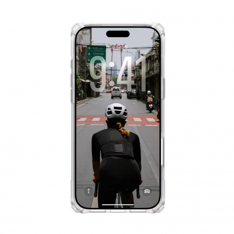 Чехол UAG для iPhone 17 Pro Max Plasma XTE MagSafe Clear/Titanium (114528114G36)