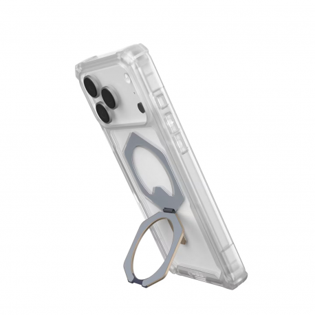 Чехол UAG для iPhone 17 Pro Max Plasma XTE MagSafe Clear/Titanium (114528114G36)