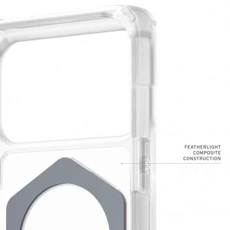 Чохол UAG для iPhone 17 Pro Max Plasma XTE MagSafe Clear/Titanium (114528114G36)