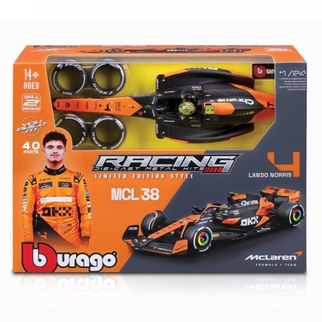 Авто-конструктор Bburago McLaren MCL38 1:24 №4 (18-28511)