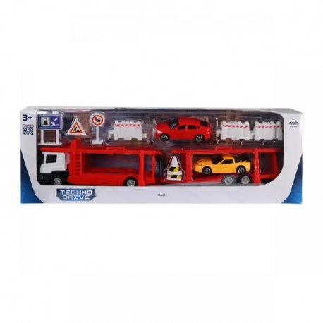 Игровой набор TechnoDrive Автоперевозчик Scania (250415U)