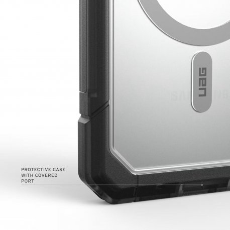 Чохол UAG для Samsung Galaxy S26 Plus Trooper with Magnet Clear Ash (214517114G31)