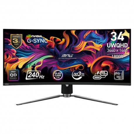 Монитор 34.18" MSI MPG 341CQPX QD-OLED