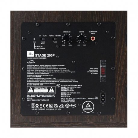 Сабвуфер JBL Stage 200P Black (JBL200PBLKEU)