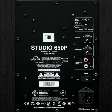 Сабвуфер JBL Premium Loudspeakers Studio 650P Black (JBLS650PDKWSEP)