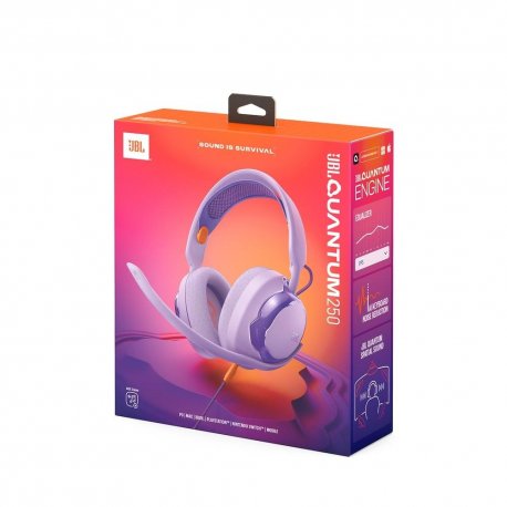 Дротові навушники JBL Quantum 250 Purple (JBLQTUM250PUR)